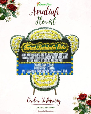 Papan Bunga Duka di Nusawungu