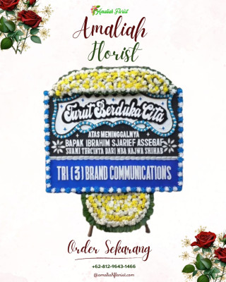 Papan Bunga Duka di Nusawungu